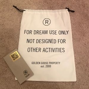 Golden Goose Passport and Draw string bag